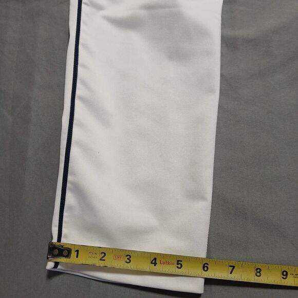 Under Armour Baseball Pants White Heat Gear Snap Button Stretch Mens Large 34x30 - Picture 12 of 13